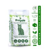 Pugalo Premium Tozsuz Kedi Kumu,%100 Doğal, Hızlı Topaklaşma, Koku Hapseden Formül, 10 LT