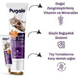 PUGALO Tüy Yumağı Önleyen Vitamin Katkılı Malt Macun 200 g Lezzetli Kedi Ödülü