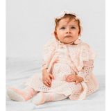 Pugi Baby Kız Bebek Şık Dantelli Mevlüt / Özel Gün Elbisesi - Açık Pembe