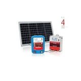 Puhu Ecos Güneş Enerjili Elektrikli Çit Cihazı (4 Joule) (40W PANEL+12V/24AH Jel Akü)