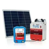 Puhu Ecos Güneş Enerjili Elektrikli Çit Cihazı (8 Joule) (85W Panel + 12V/42Ah Jel Akü)