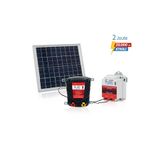 Puhu Güneş Enerjili Elektrikli Çit Cihazı (2 Joule) (20W PANEL+12V/14AH Jel Akü)