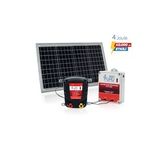 Puhu Güneş Enerjili Elektrikli Çit Cihazı (4 Joule) (40W PANEL+12V/24AH Jel Akü)