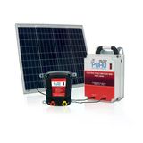 Puhu Güneş Enerjili Elektrikli Çit Cihazı (8 Joule) (85W Panel + 12V/42Ah Jel Akü)