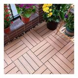 Pujindu Kilitli Yer Karosu, Dış Mekan Ahşap Yer Karosu, İç Ve Dış Mekan Kullanımı İçin Su Geçirmez Plastik Kompozit Veranda Fayansları (Sarı, 11.8X11.8ın/5Pcs)