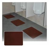 Pujindu Pisuar Paspasları Ticari Kaymaz Sıçrama Koruma Matı, Banyo Tuvalet İçin Ofisteki Erkek Tuvaletleri İçin Yer Pisuvar Pedleri, Yıkanabilir, Temizlemesi Kolay (Kahverengi, 15.7X19.7in-10Pcs)