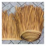 Pujindu Yapay Saz Çatı, Çim Çatı Dekoru Olarak Tiki Bar Kulübesi, Veranda Ve Açık Alanlar İçin Meksika Yapay Saman Rulosu (0.5X1m/8Pcs)