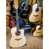 Puka Elektro Akustik Gitar Sahne Gitarı Akustik Gitar - Naturel