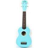PUKA Pk-10Bl Soprano Boy Mavi Renk Gül Klavye Ve Eşik Ukulele Kılıf Pena Hediyeli