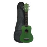 PUKA Pk-10Gr Yeşil Renk Soprano Boy Çantalı Ukulele