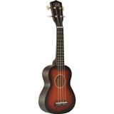PUKA Pk-10Sb Günbatımı Renk Kılıflı Soprano Boy Gül Klavye Ve Eşikli Ukulele