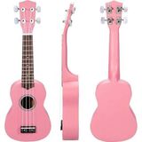 PUKA Uk-10 Soprano Boy Pembe Renk Çantalı Ukulele