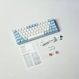 Pukotech T62 Mekanik Klavye Rgb 63 Tuşlar Çalışırken Değiştirilebilir Oyun Klavyeleri Kırmızı Switch - Beyaz