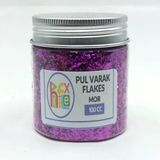 Pul Varak Gilding Flakes Sanatsal İnce Tanecikli Kırpık Folyo Epoksi Reçine Nail Art 100 Cc Mor