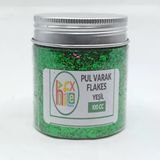 Pul Varak Gilding Flakes Sanatsal İnce Tanecikli Kırpık Folyo Epoksi Reçine Nail Art 100 Cc Yeşil
