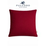 Puledro Waterproof Outdoor Su Geçirmez Tekne Minderi Kılıfı Dış Mekan Kırlent Kılıfı 45x45 Cm Bordo Kamp Bahçe