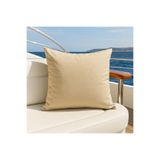 Puledro Waterproof Su Geçirmez Tekne Minderi Yastık Kılıfı Dış Mekan Kırlent Kılıfı 45x45 Cm Bej Kamp Bahçe