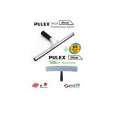 pulex Profesyonel Ev ve İş yeri Cam Tem. Seti - 25cm İnox Camçek / Çekçek + Mikrofiber Peluş Takım