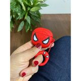 Puli 1/2. Nesil Uyumlu Koruyucu Bluetooth Kulaklık Kılıfı Spiderman Figürlü - Kırmızı