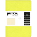 Pulko Defter 110GR Ivory Kağıt, A5, Termo Deri, 224 Sayfa, Noktalı, Vanilya - Sarı