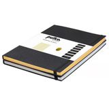 Pulko Notebook Not Defteri, (19X25cm), Esnek Kapak, Yaldiz Kenarli, 009,