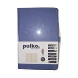 Pulko PND040 Sert Kapak 9X14CM 80GR.176 Sayfa Termo Deri Çizgili Not Defter - Parlament Mavi