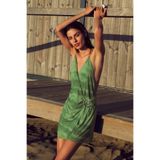 Pull & Bear Batik desenli kısa elbise