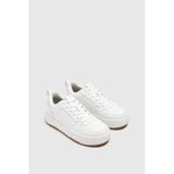 Pull & Bear Beyaz Sneaker Kadın Spor Ayakkabısı