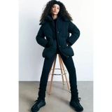Pull & Bear Kapüşonlu şişme kaban
