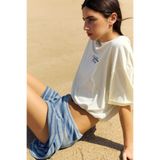 Pull & Bear Sardalya baskılı oversize tişört