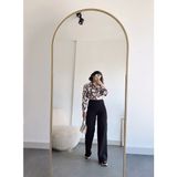 Pullaps Keten Gömlek Pantolon Takım Siyah - XL