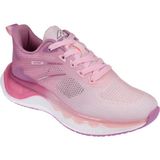 Pullman Memory Foam Kadın Spor Ayakkabı DUM-5464 Beyaz-Pembe - Beyaz - Pembe