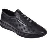 Pullman Voyager Hakiki Deri Delikli Comfort Kadın Ayakkabı VOY-9549 SİYAH - Siyah
