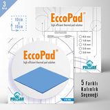 Pullsar Eccopad - 100x100 mm | 1,50 mm Kalınlık | 3 W/m-K İletkenlik ile Güç ve Verimliliği Bir Arada Sunan Termal Pad! - 1.5 mm