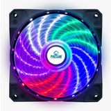 Pullsar RGB Fan 120 mm Kasa Fanı 5 Renkli Aydınlatma ile Süper Sessiz 1200 RPM