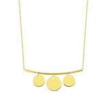 Pullu Altın Kolye 14K Gold