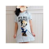 Pullu Mavi Minnie Elbise - 00Mavi - 5 - 6 Yaş