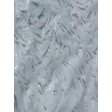 Pullu Nakışlı Beyaz Dantel Abiyelik Gelinlik Tül Kumaş 1,30x30m