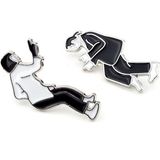 Pulp Fiction Ucuz Roman Travolta Thurman Dans Metal Pin Rozet RX014
