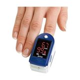 Pulse Oksimetre Cihazı - Standart - Beyaz - Lacivert