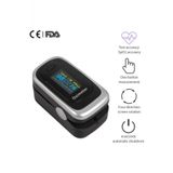 Pulse Oksimetre M170 Oksijen Satürasyon Ölçüm Cihazı Alarmlı