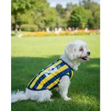 PuluPulu Isim ve Numara Yazilabilen Kedi ve Köpek Forması - Sarı - Lacivert - 3XL