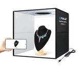 Puluz PU5041B Ring Ledli 40x40cm 12 Fonlu Çantalı Fotograf Ürün Çekim Çadırı Kutusu Light Box