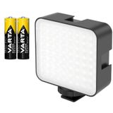 Puluz PU529B Mini Video 64 LED Light Sürekli 6500K Işık Vlog Ürün Youtube Makyaj Vb. Çekimleri DSLR ve Aynasız Fotograf Makinelerine Takılabilir