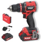 Puly Professional BLMD-358JST 20V 75 Nm Kömürsüz Akülü Darbeli Matkap Vidalama – 2X2.0AH Akü, Şarj Cihazı ve Pulybox Çanta