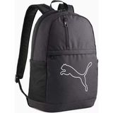 Puma 091180 01 Plus Backpack Unisex Sırt Çanta - Siyah - Beyaz - Standart