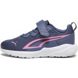Puma 33 Numaralı Unisex Çocuk Spor Ayakkabı Düz Taban Suni Deri Mavi Renkli Günlük Kullanıma Uygun