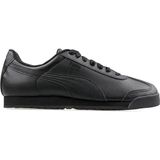 Puma 353572 Unisex Roma Basic Siyah Suni Deri Ayakkabı 2,5 cm Taban ile Rahat Günlük Kullanım İçin