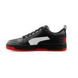 Puma 363716-01 Rebound Street v2 Leather High Top Puma Black-Puma Black Erkek Sneaker
