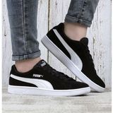 Puma 364989 Smash V2 Siyah Beyaz Nubuk Spor Ayakkabı